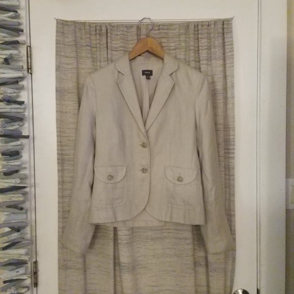 Y2K Vintage Mexx 100% Cotton Natural Blazer - Picture 2 of 8